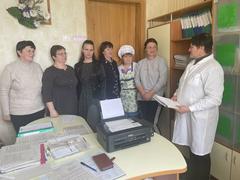 Информационная встреча с коллективом Великоборской СШ им. Б.И.Саченко