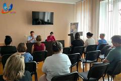 Встреча коллектива со старшим следователем по вопросам безопасности и профилактики правонарушений